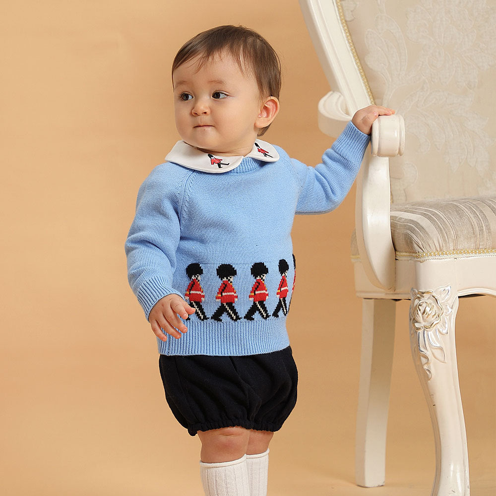 Children's pullover knitted sweater