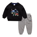 Children's Sweater Suit winter Clothes Plus Velvet Thickening