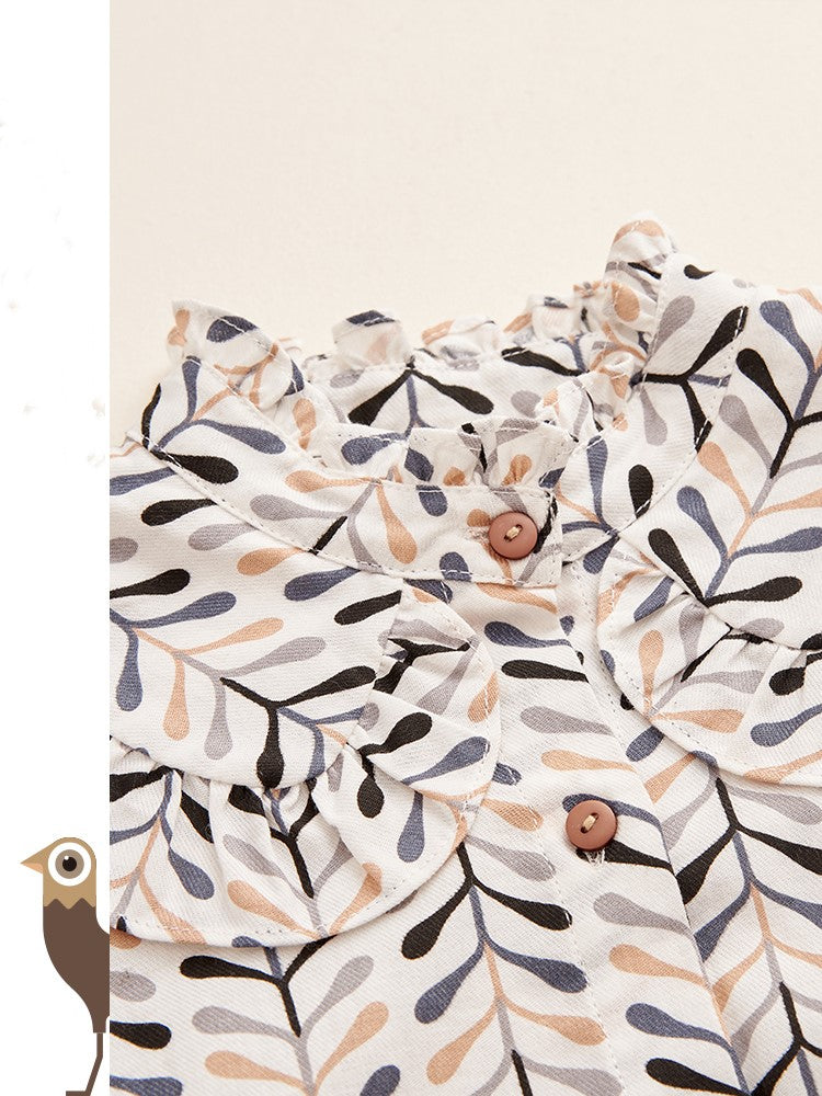 Girls foreign style baby shirt Korean shirt top