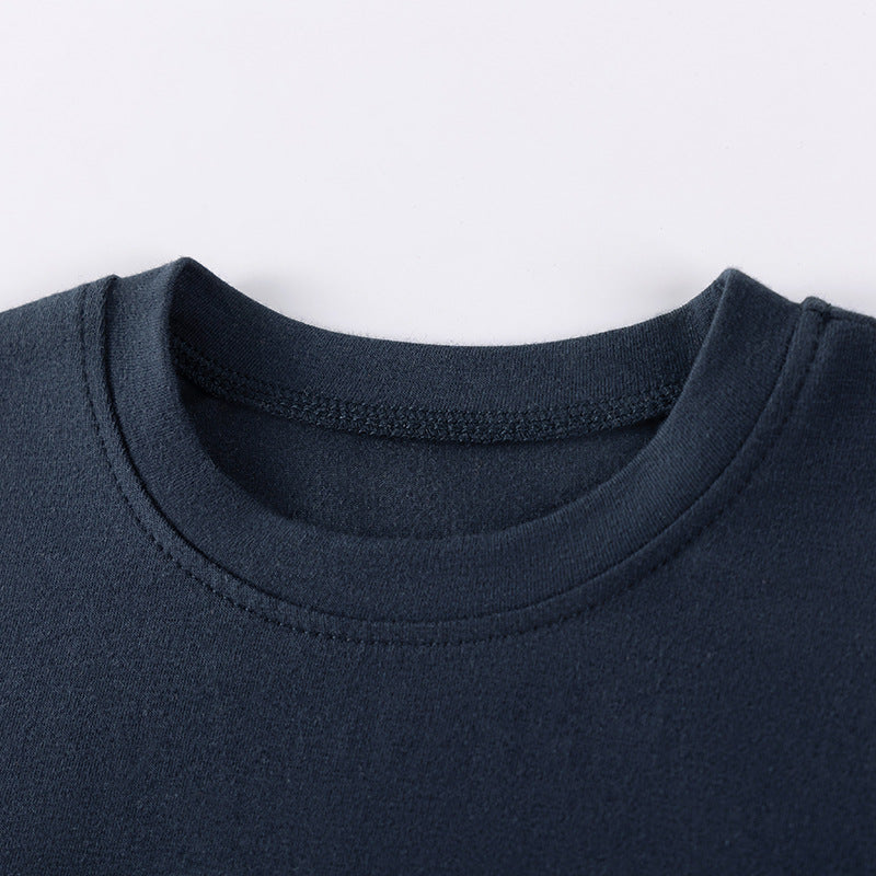 Autumn Male Cartoon Striped Children Suit